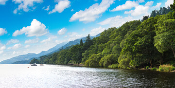 Jezero Loch Lomond u Škotskoj, putovanje Škotska avionom, mondo travel
