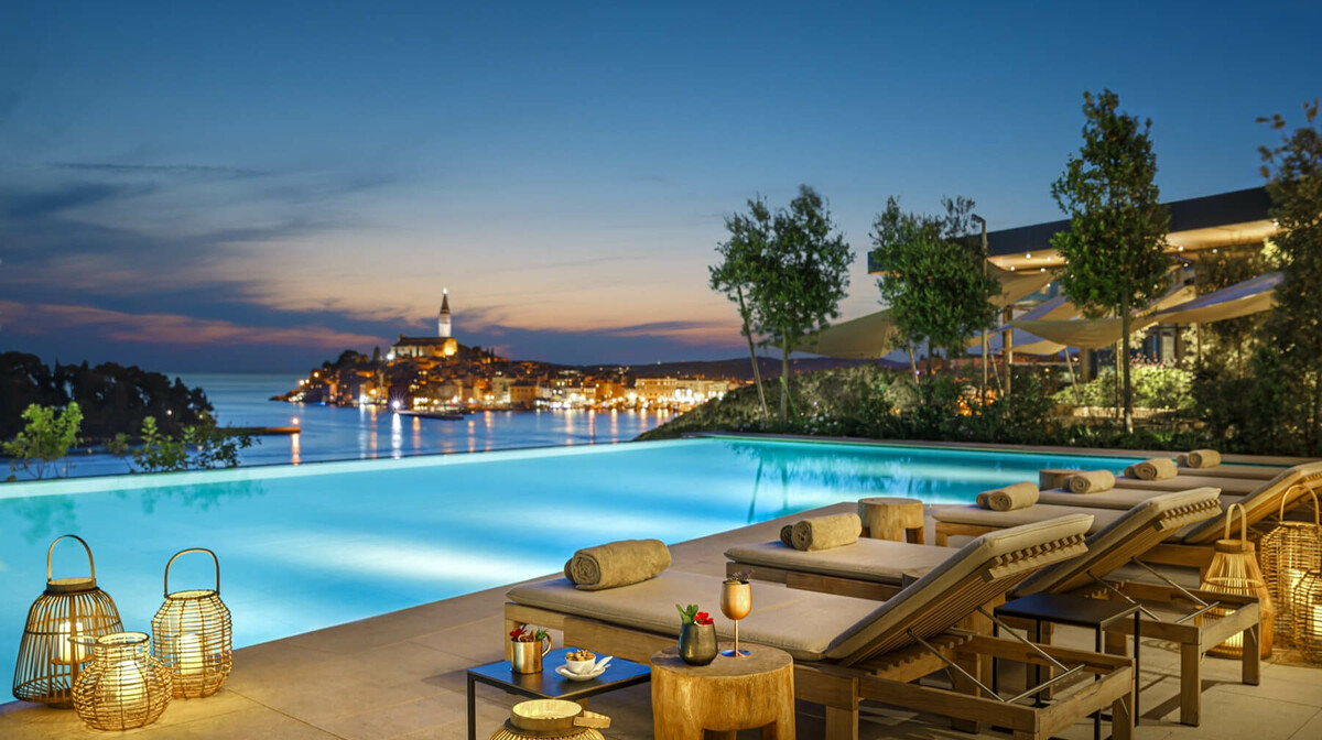 Rovinj, Grand Park hotel, vanjski bazen