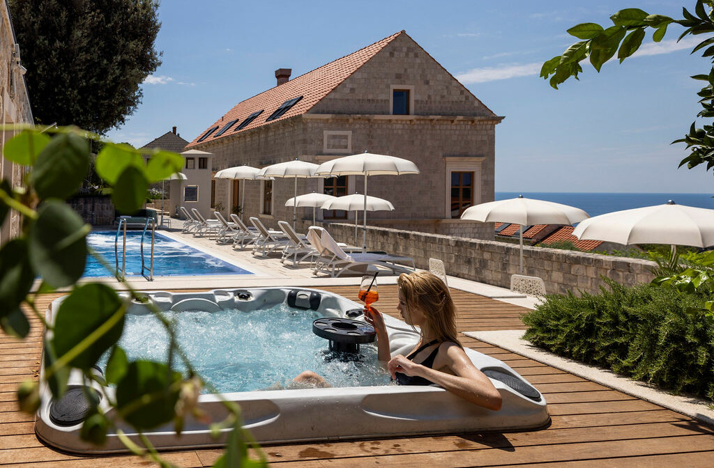 Dubrovnik, Palace Natali, vanjski jacuzzi