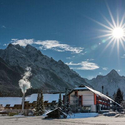 Slovenija, skijanje Hotel Kompas, Kranjska Gora, zima