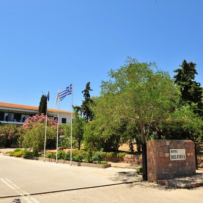 Rodos mondo travel, Hotel Delfinia Resort, ulaz u resort