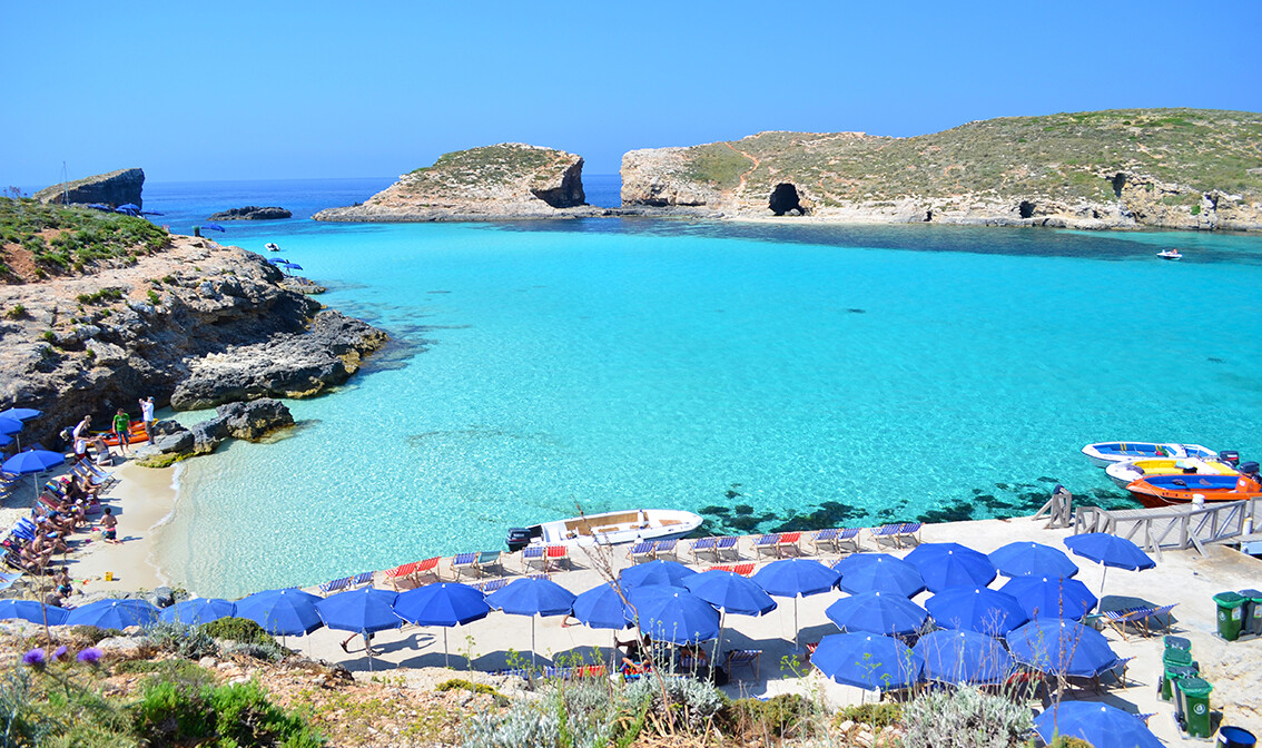 ljetovanje Malta, Comino, plava laguna