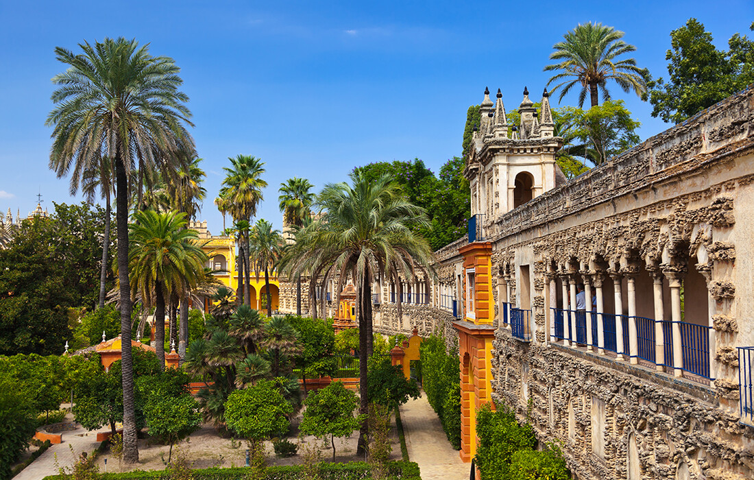 Real Alcazar u Sevilli, putovanje Andaluzija, vođene ture, putovanje avionom, mondo travel