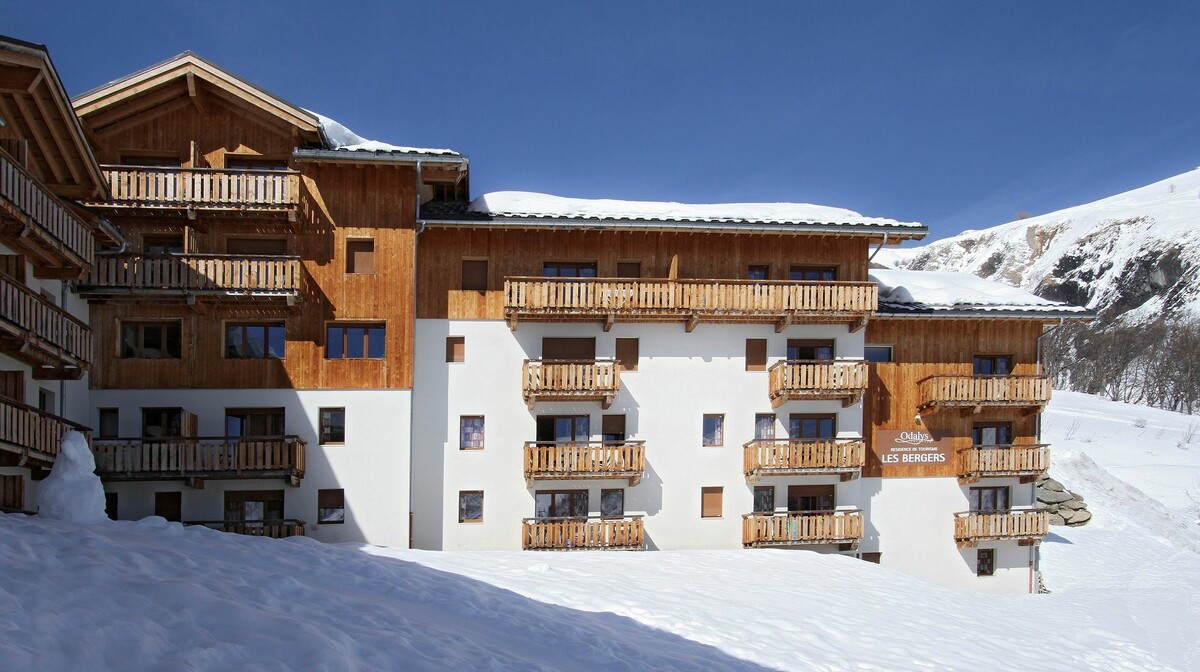 Residence Les Bergers, pogled na apartmane, skijanje Francuska