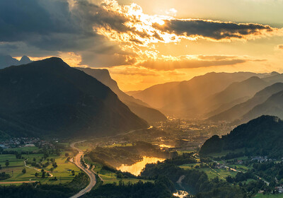 Jesenice u zalazak sunca, vikend u sloveniji