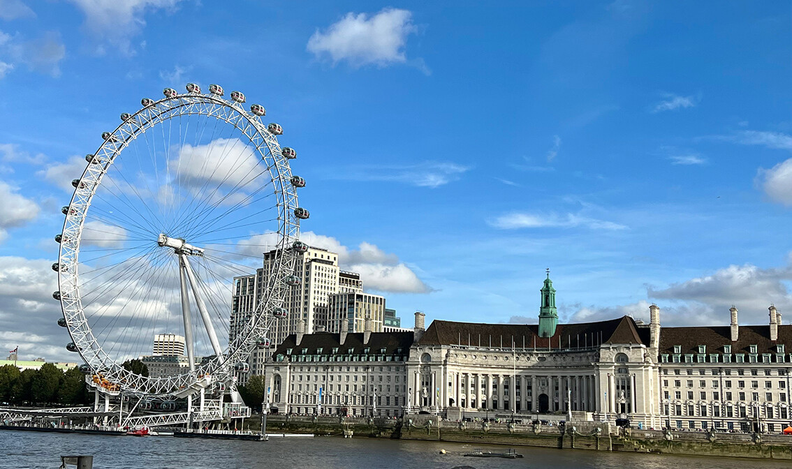 kotač London Eye, grupno putovanje u London, europska putovanja, mondo travel