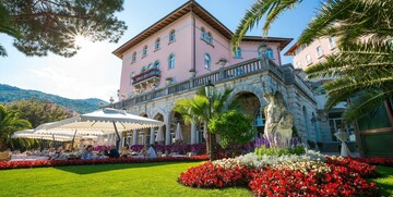 Hrvatska, ljeto, Opatija, hotel Milenij, vanjski izgled