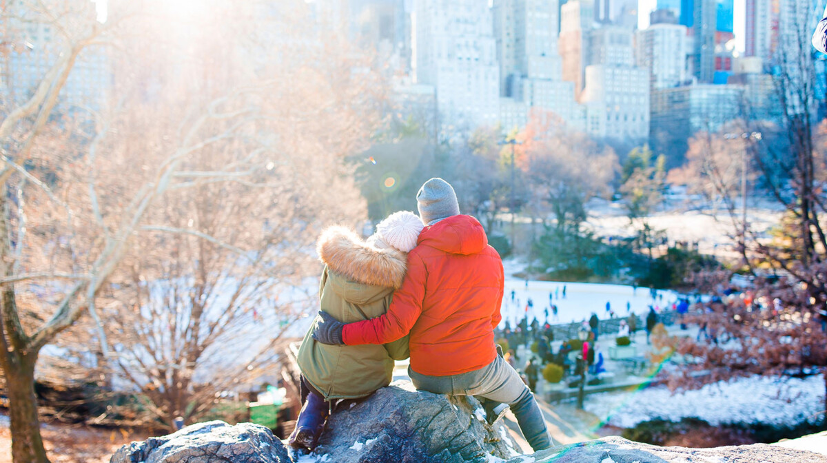 New York, Central Park, valentinovo