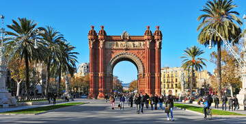 slavoluk pobjede, Barcelona, krstarenje Mediteranom, mondo travel
