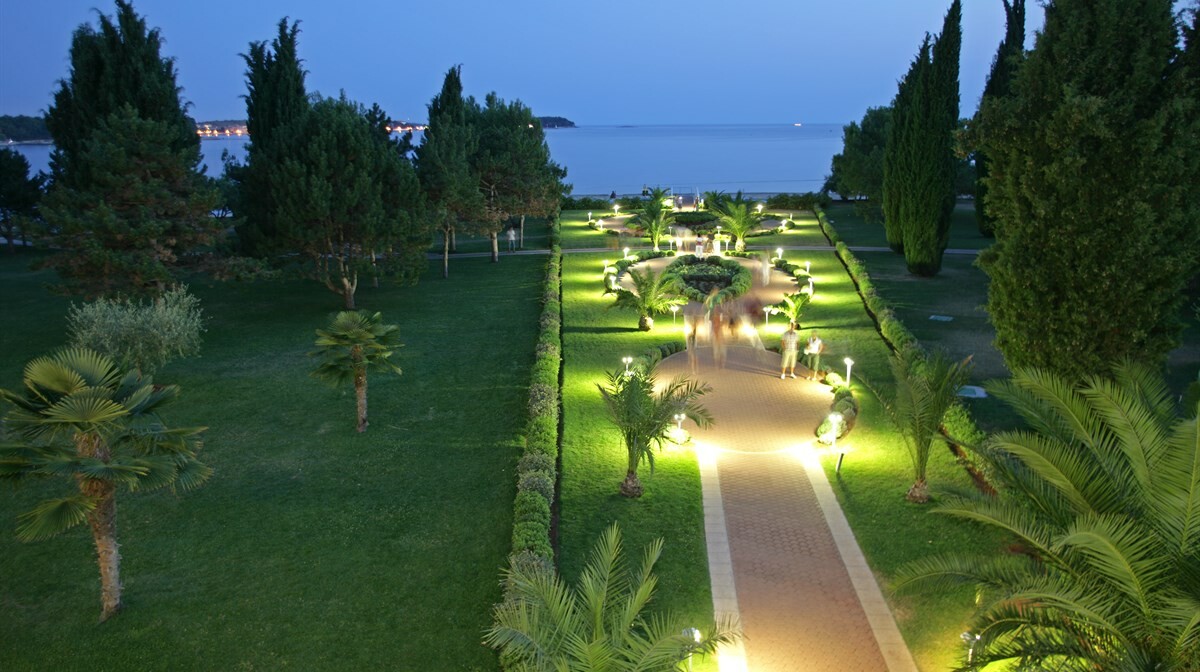 Poreč, Hotel Materada, vrt