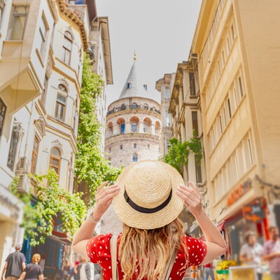 Galata Tower, istanbul zrakoplovom