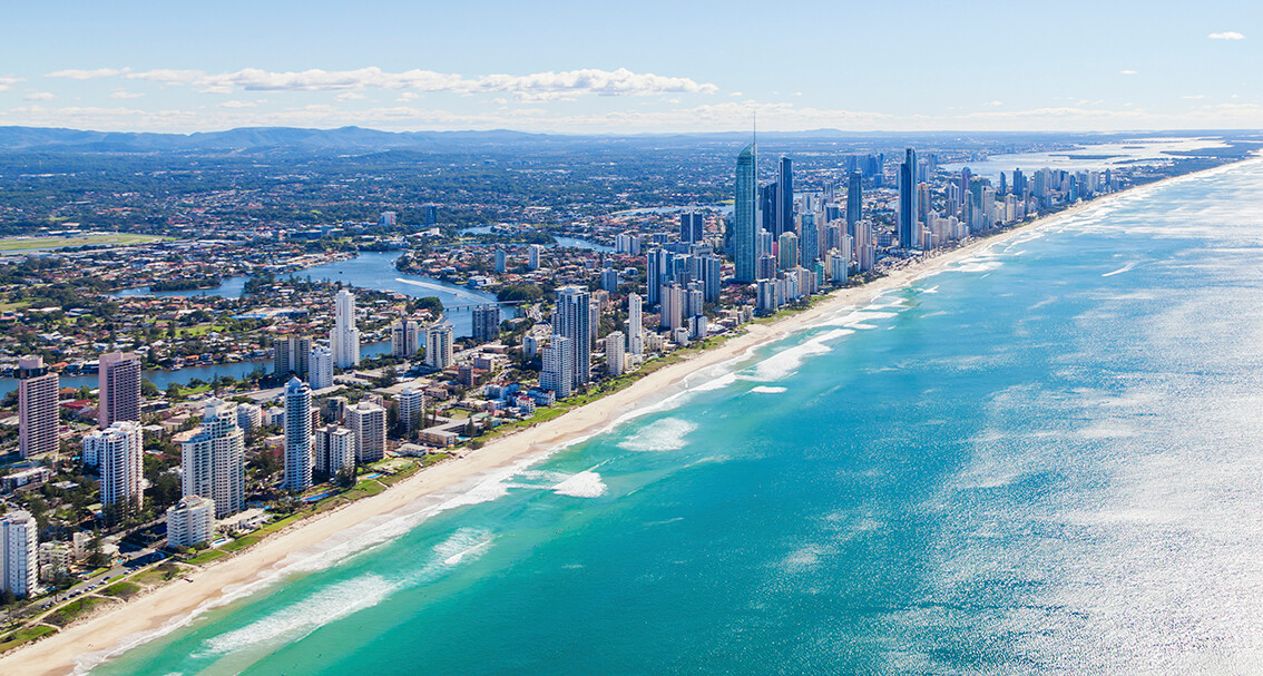 Plaža na Golden Coast, Queensland, daleka putovanja, putovanje Australija, garantirani polasci