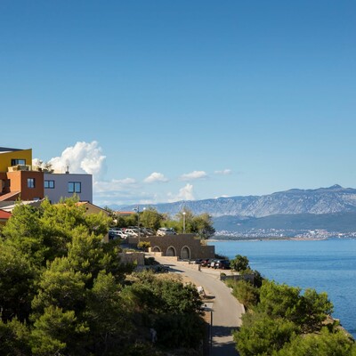 Krk, Vrbnik, Hotel Vinotel Gospoja, panorama