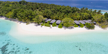 mondo travel Maldivi, Royal Island Reosrt & Spa, panorama resorta