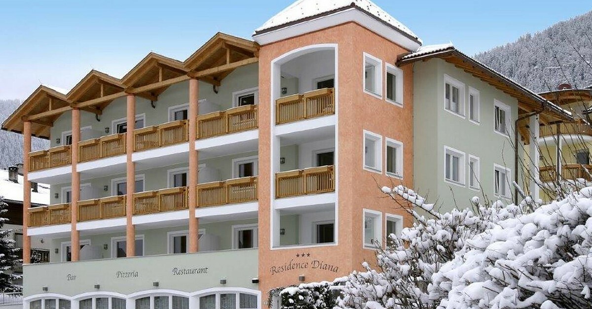 Skijanje u Italiji, skijalište Kronplatz, Residence Diana, pogled izvana