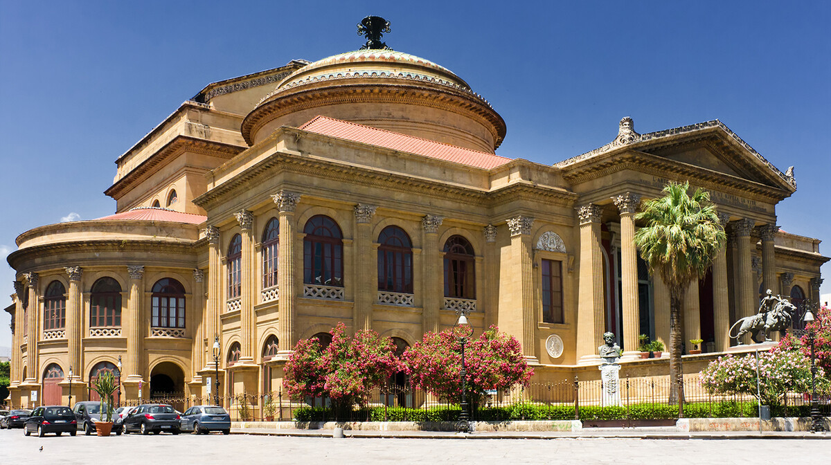 teatro massimo, Sicilija, mondo travel