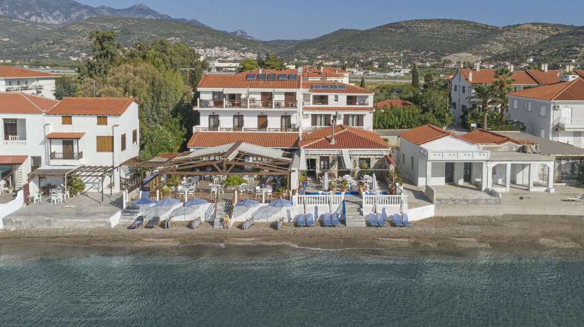 Samos mondo travel ljetovanje, Potokaki, Hotel Potokaki Beachfront, plaža