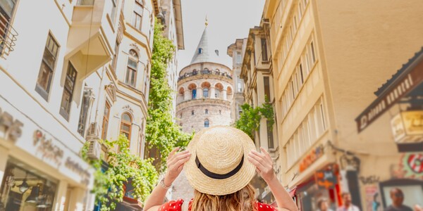 Galata Tower, istanbul zrakoplovom