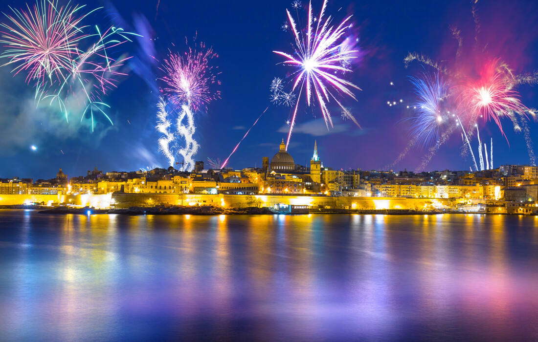 Malta,  Valletta, Nova godina