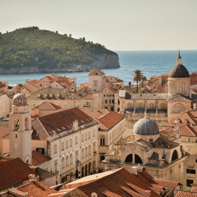 Dubrovnik, Palmotta Palace, pogled na krovove