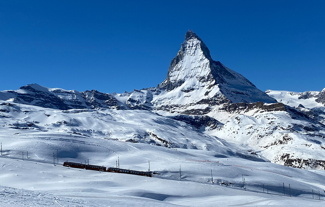 Skijalište Zermatt, Matterhorn, Gornergrat, skijanje švicarska, vlak za Gornergratt, mondo travel