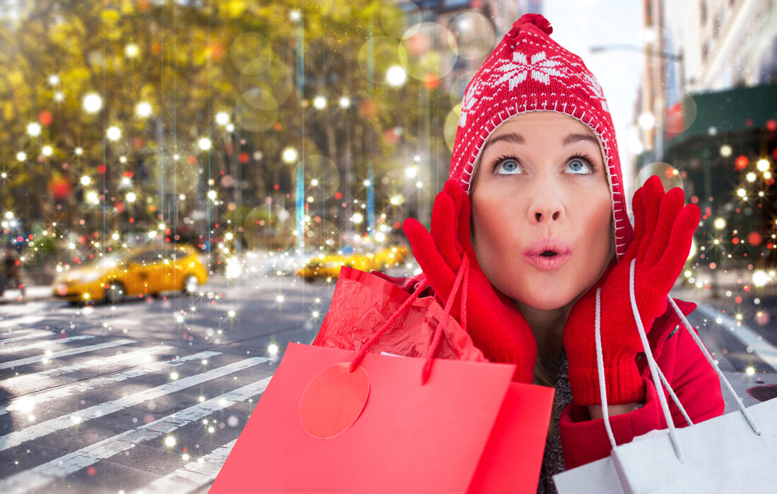 NEW YORK shopping zima