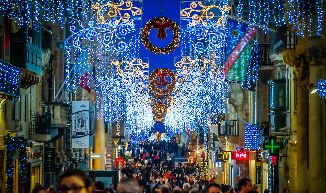 Malta, Christmas in Malta - Valletta
