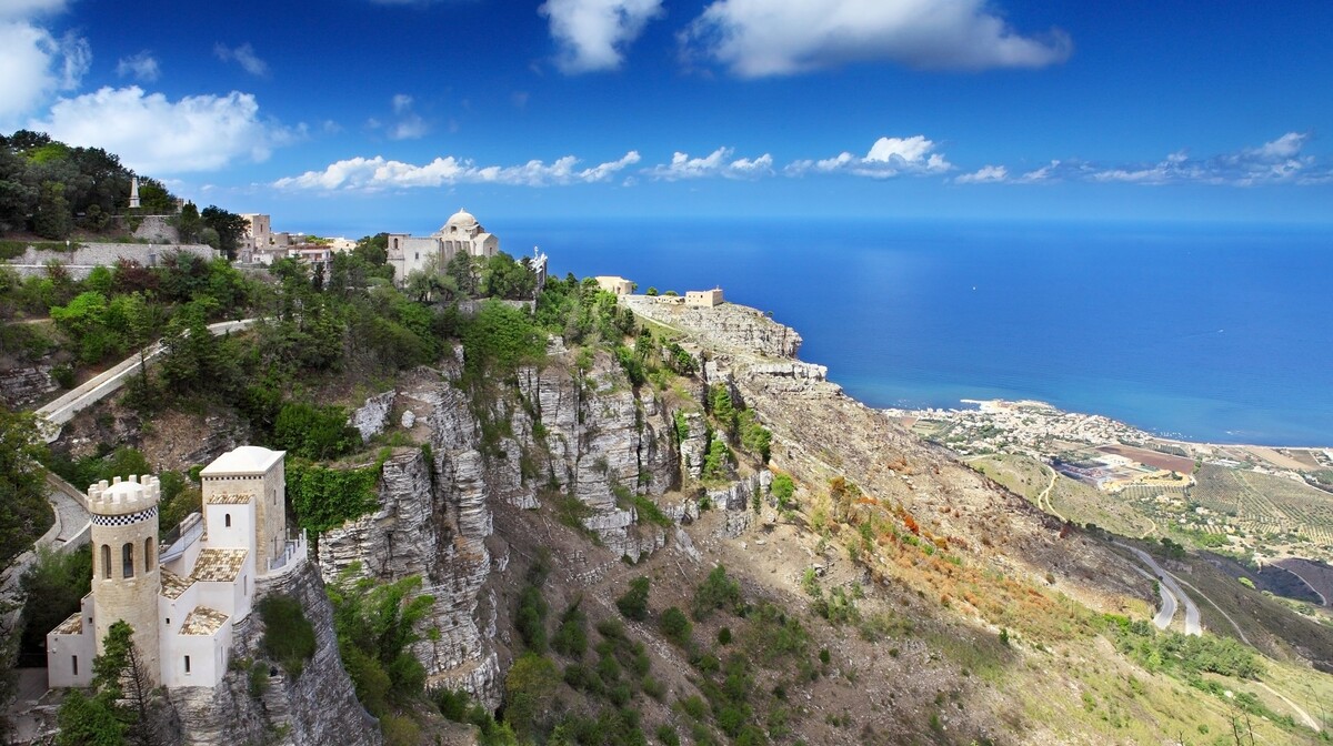 Erice, putovanje sicilija, europska putovanja zrakoplovom