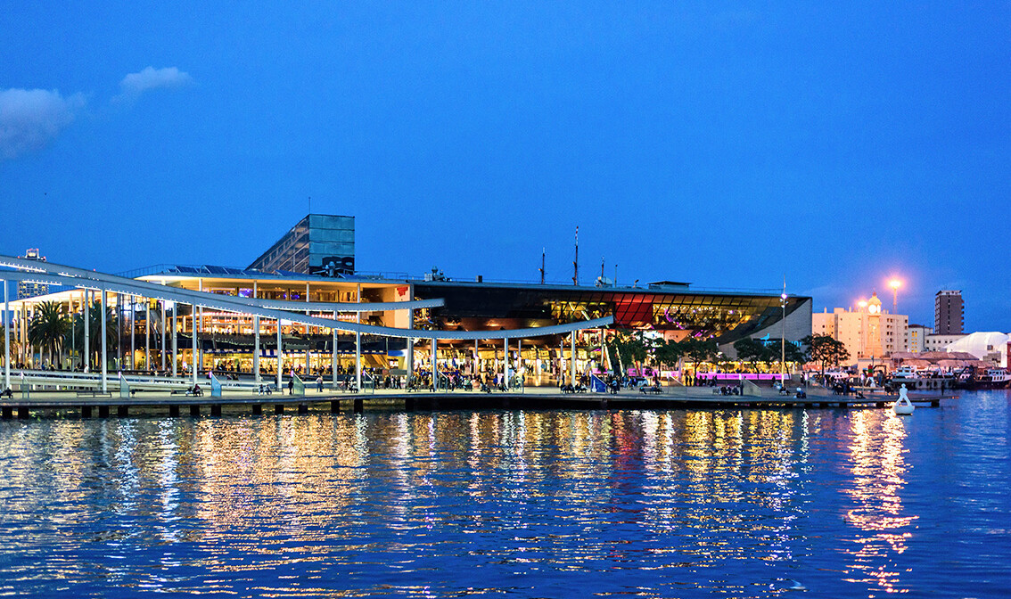 Rambla de Mar, drveni gat šetnica, putovanje Barcelona, europska putovanja zrakoplovom, mondo travel