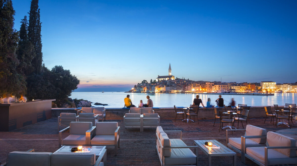 Rovinj, Hotel Katarina, pogled na centar Rovinja