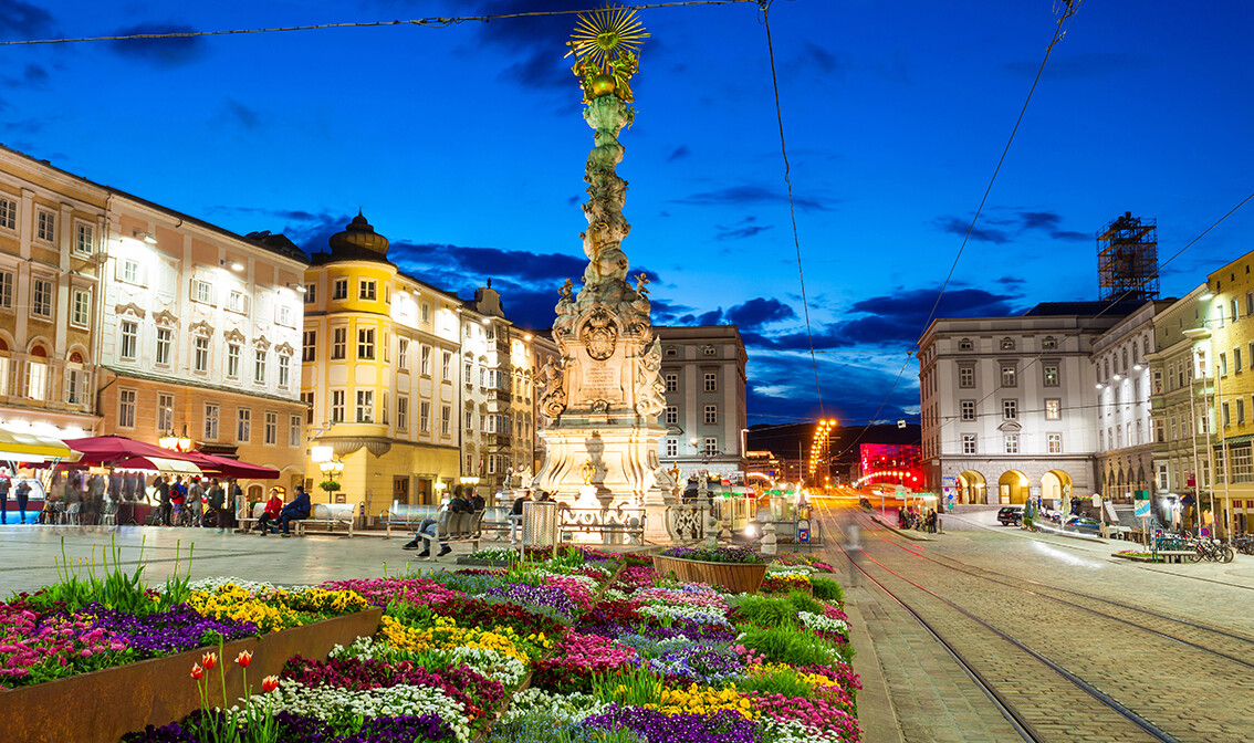 Linz, glavni trg Hauptplatz