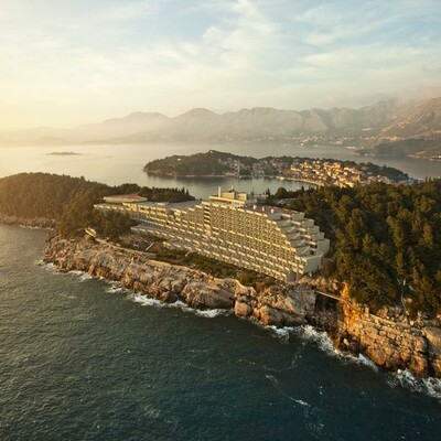 Cavtat, Hotel Croatia, panorama