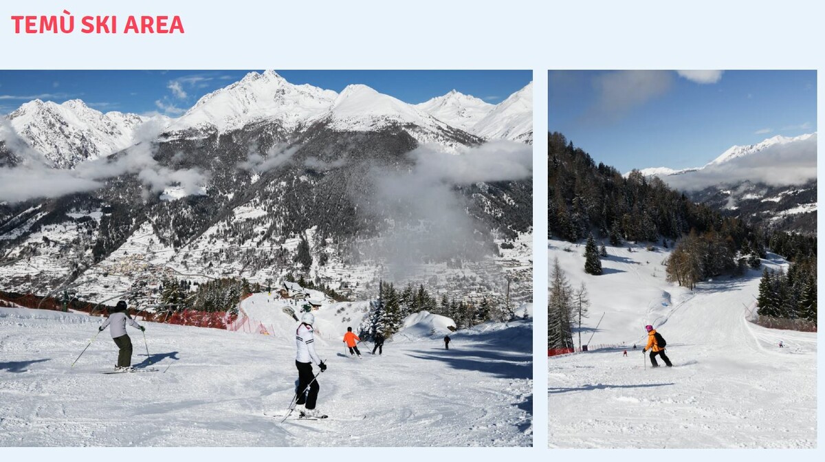 Italija, Ski area, ski staze