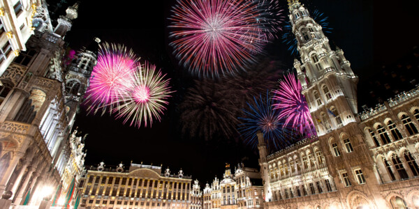 Belgija, Bruxelles, Nova godina