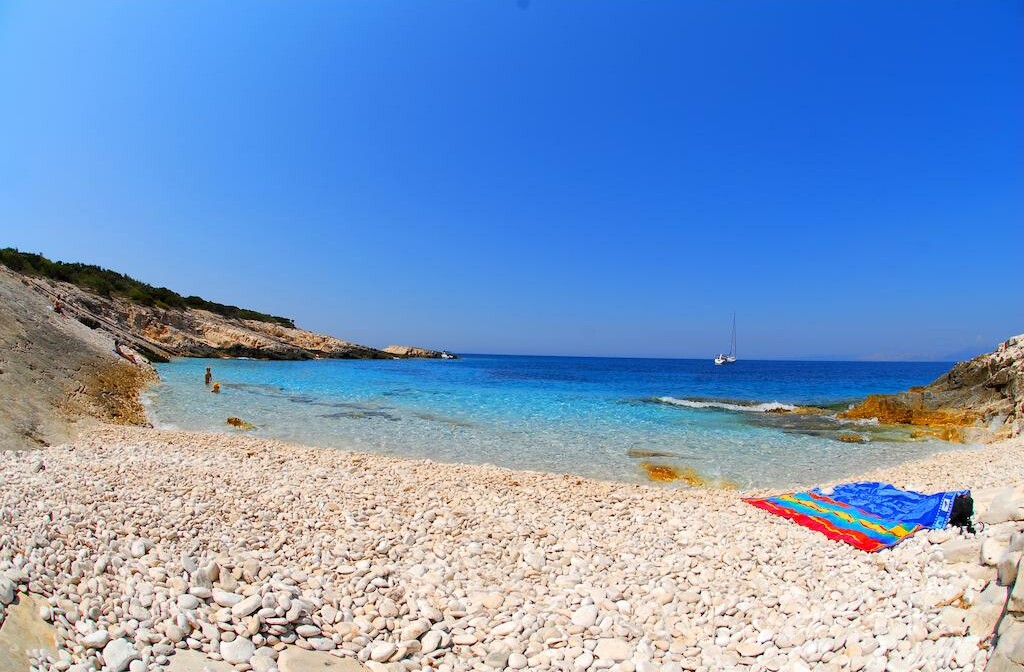 Otok Korčula, Vela Luka, Hotel Korkyra, plaža u blizini hotela