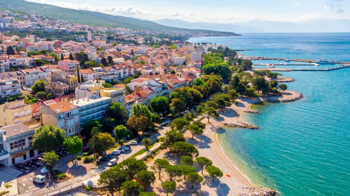 Crikvenica, Hotel Stypia, panorama na Crikvenicu