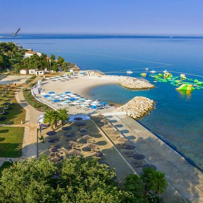 Poreč, Valamar Pinia Hotel, plaža