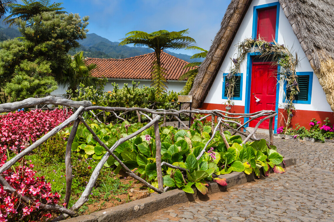 Madeira,  -Traditional rural house in Santana
