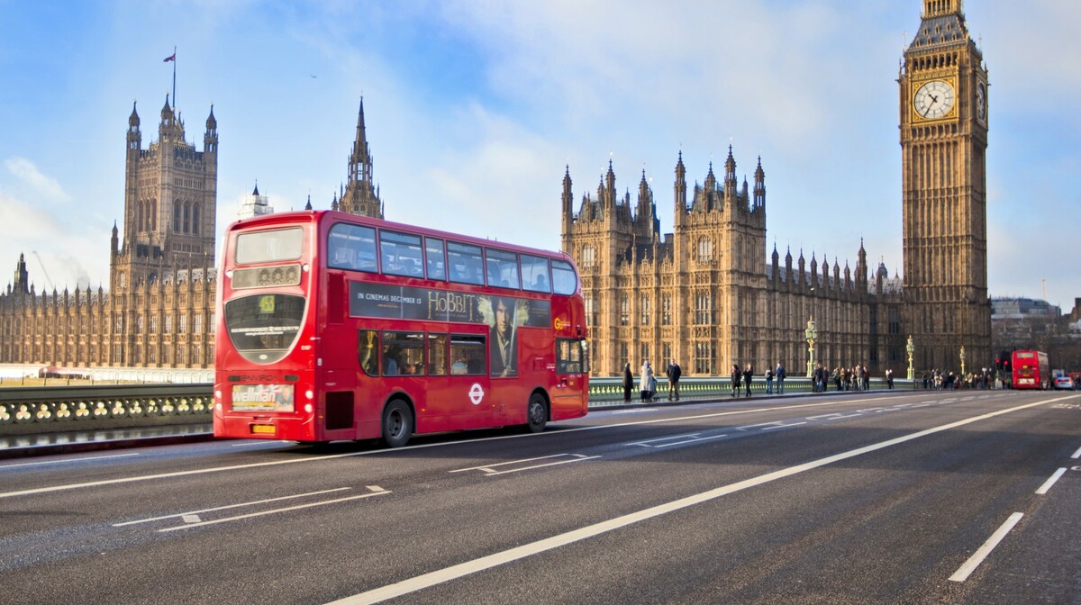 Putovanje u London,  Westminster most sa parlamentom i Big Benom 