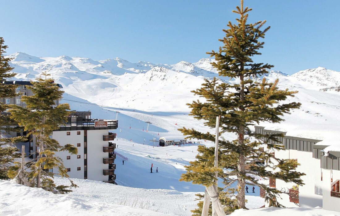 Skijanje u Francuskoj, Val Thorens, Apartmani Tourotel, na stazi