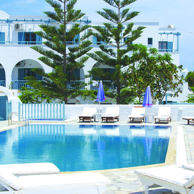 Grčka Santorini, Kamari, Hotel Iris Boutique, bazen