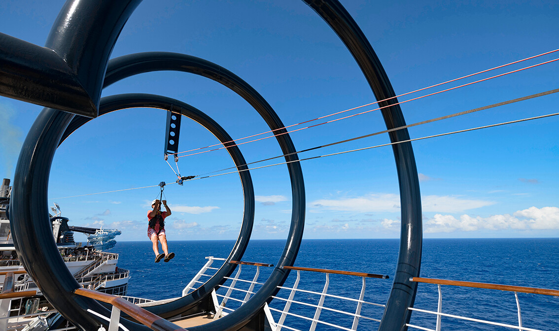 MSC Seaside, Zip Line