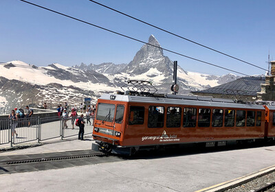 Gornergrat vlak od Zermatta do Gornergrata, skijanje Zermatt, putovanje Švicarska