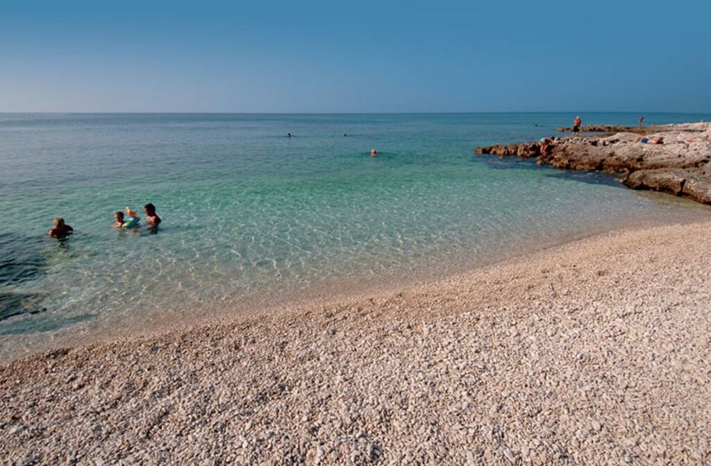 Pješćana plaža hotela Vespera u Malom Lošinju.