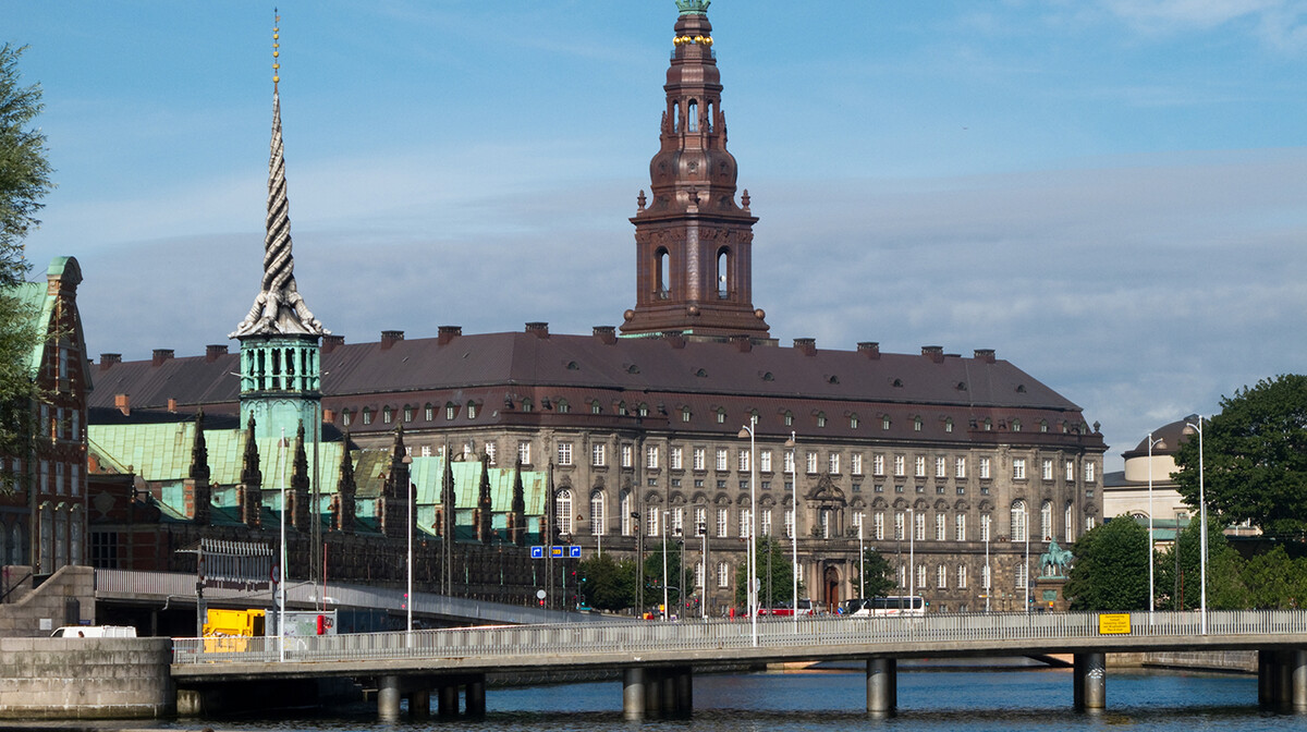 Palača Christiansborg iz 18 st.,sjedište danskog parlamenta