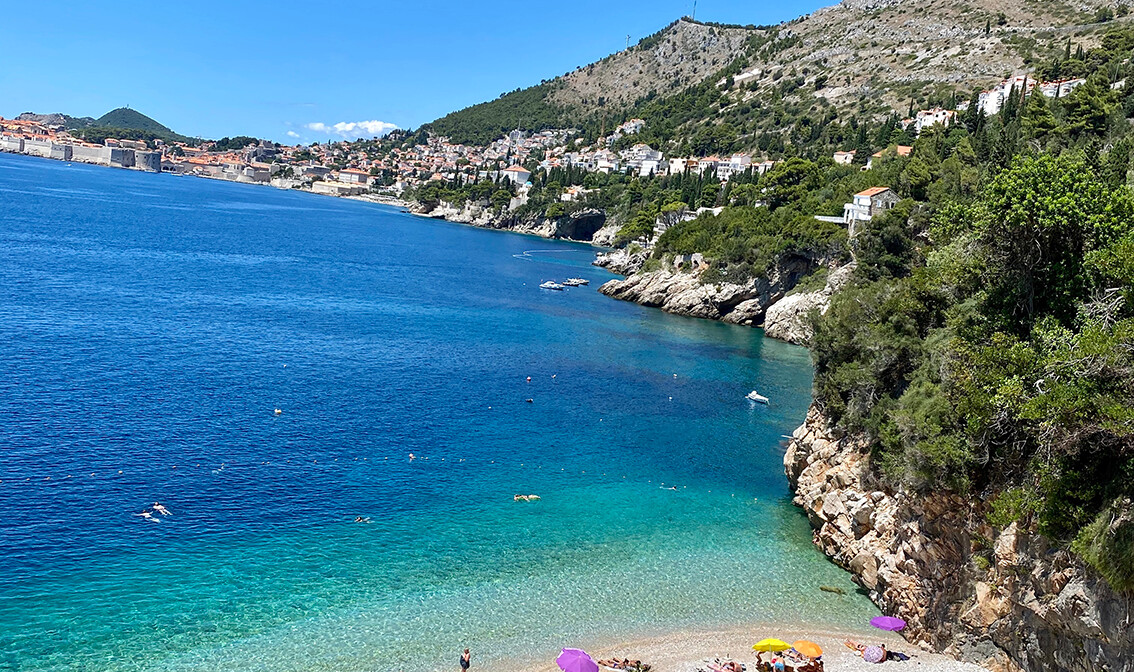  Dubrovnik , plaža Sv.Jakov, upoznajmo Hrvatsku , mondo travel, autobusna putovanja ,
