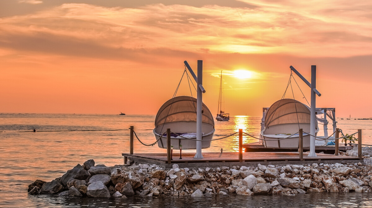 Funtana, Polidor Camping Park, opuštanje na plaži