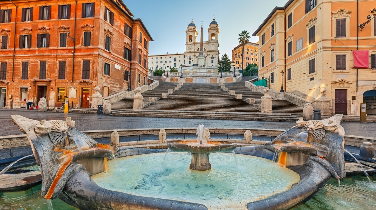 Rim Piazza di Spagna, putovanje u Rim zrakoplovom iz zagreba i Splita, garantirani polasci