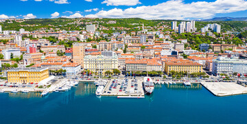 Rijeka panorma grada