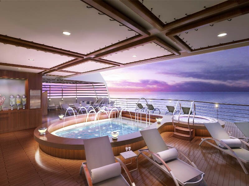 Seabourn Encore, jacuzzi